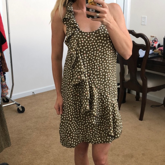 Ali Ro | Silk Ruffle Dress - Picture 5 of 7